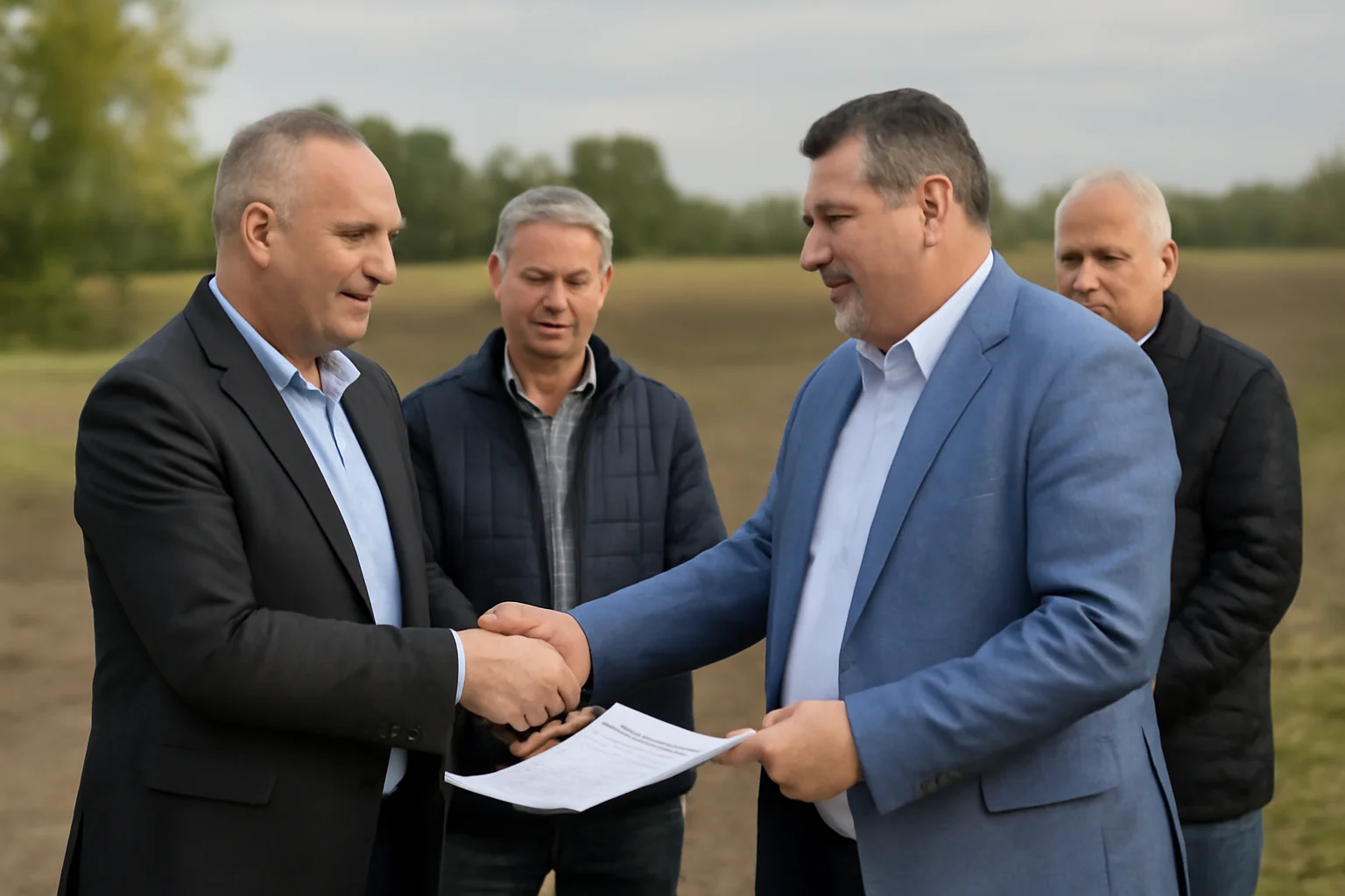 Braila: contract semnat pentru terenul centrului de legume-fructe de la Însurăței