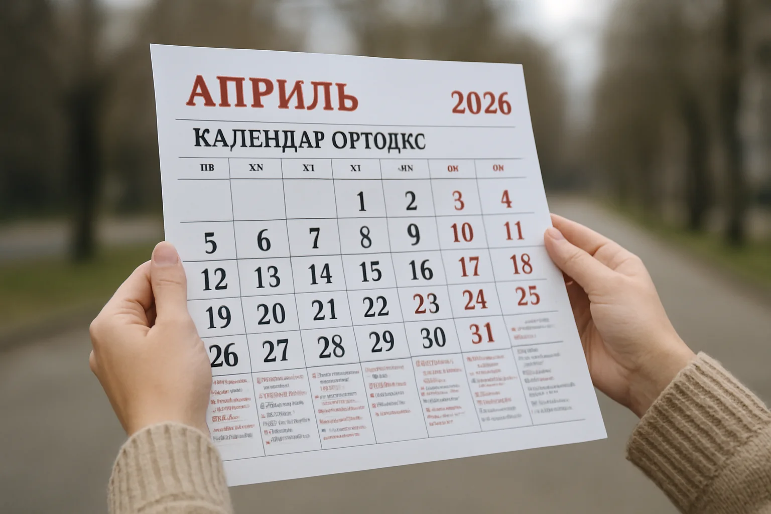 Calendar ortodox – 2026-04-04