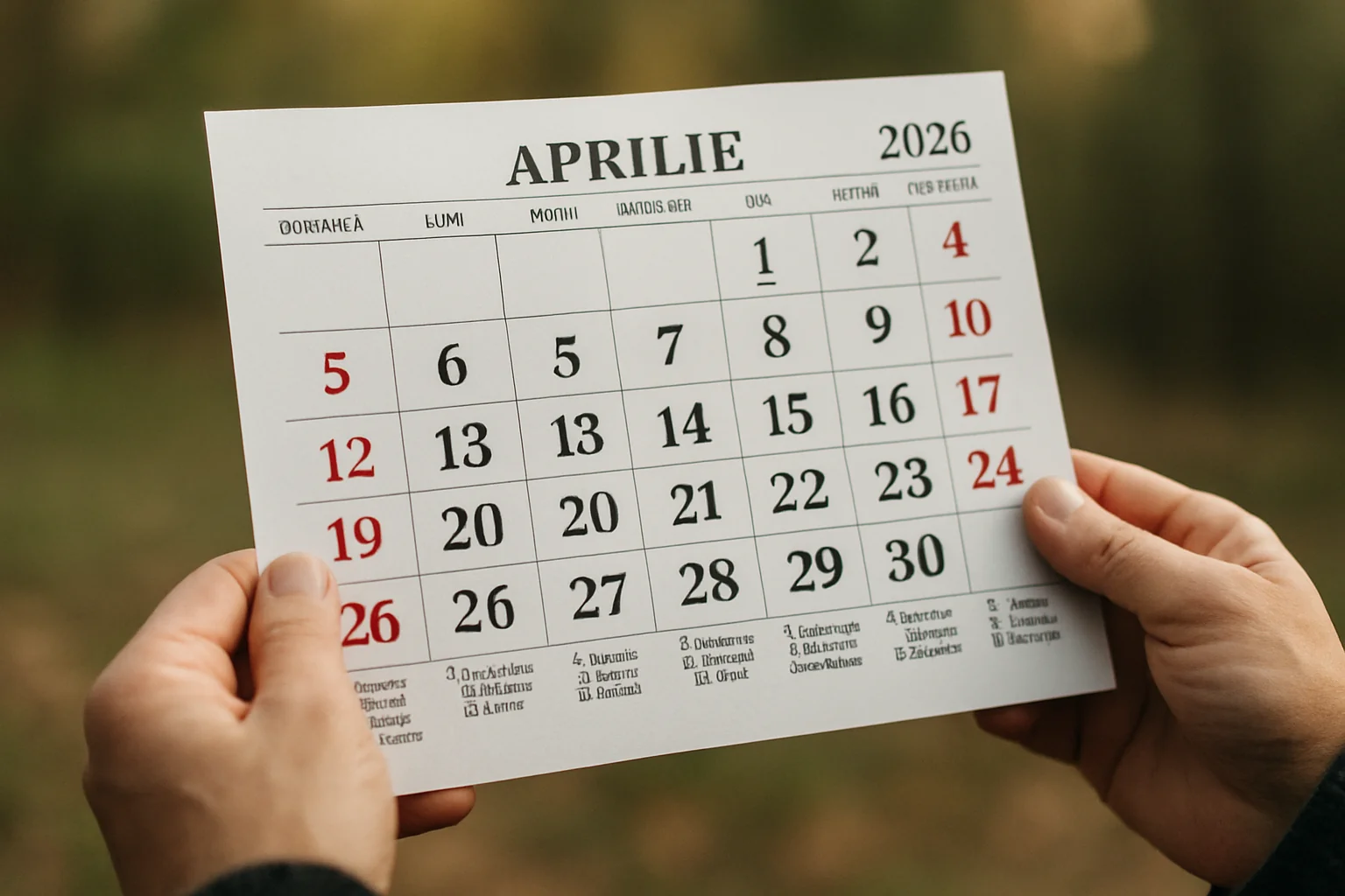 Calendar ortodox – 2026-04-05