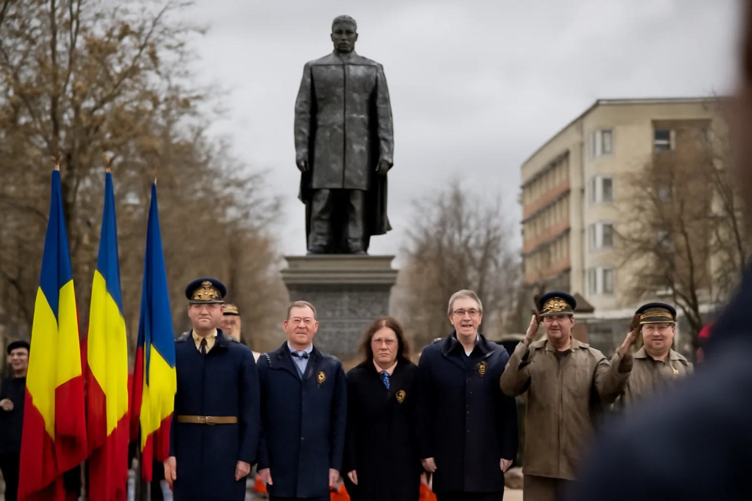 Ceremonial de Ziua Unirii la Monumentul Domnitorului Cuza din Brăila, pe 24 ianuarie 2026