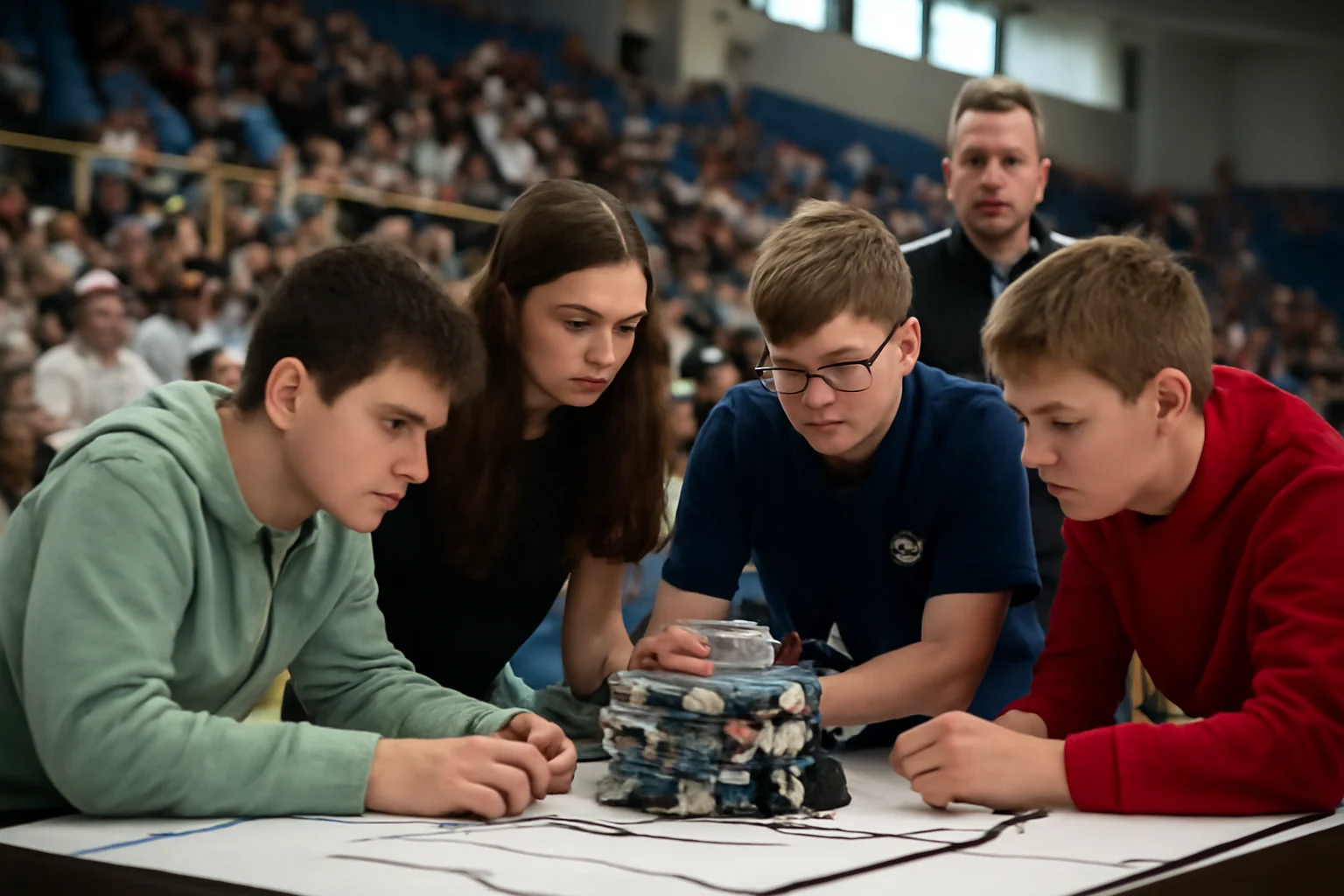 Competiția „Brăila Tech Challenge” a adus la Brăila 14 echipe de robotică la Sala Polivalentă „Danubius”