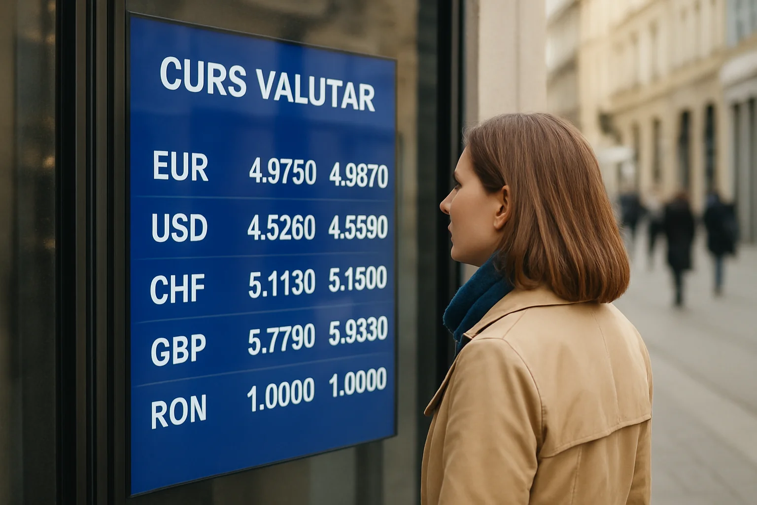 Curs valutar azi (BNR) – 2026-04-19