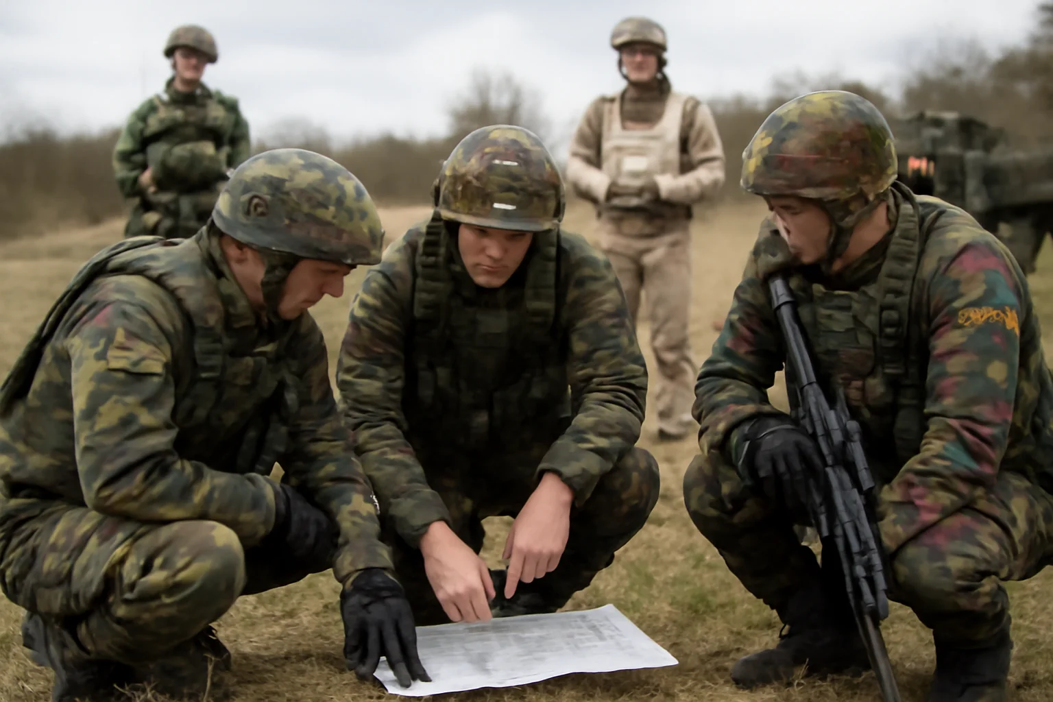Exercițiu comun la Brăila: geniștii brigăzii locale se antrenează alături de militari francezi și belgieni