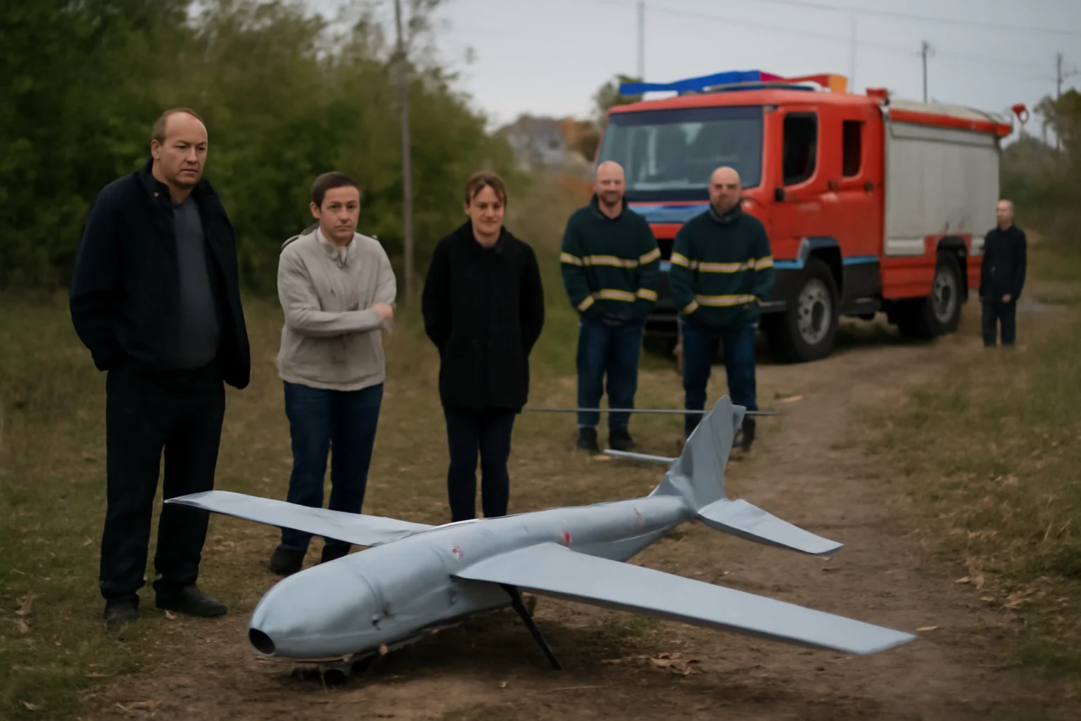 Gropeni: fragmente pe câmp în Insula Mare, posibilă dronă