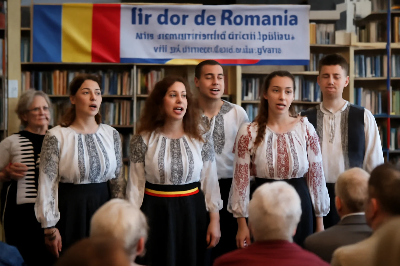 În dor de România – Spectacol special de Ziua Națională la Biblioteca Județeană Panait Istrati
