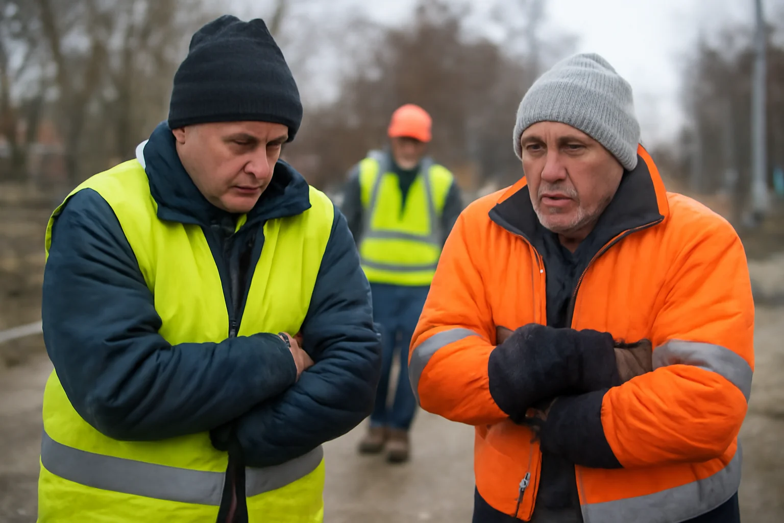 Lucrările CUP „Dunărea” din intersecția Plevna – Eremia Grigorescu, întârziate de frig la Brăila