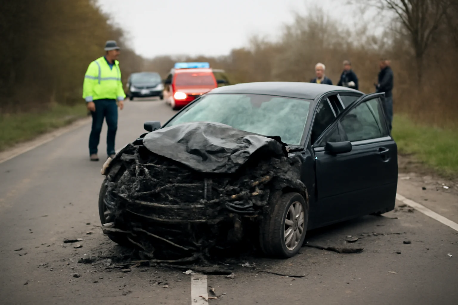 Pieton de 56 de ani, mort într-un accident pe DJ 221, lângă Brăila