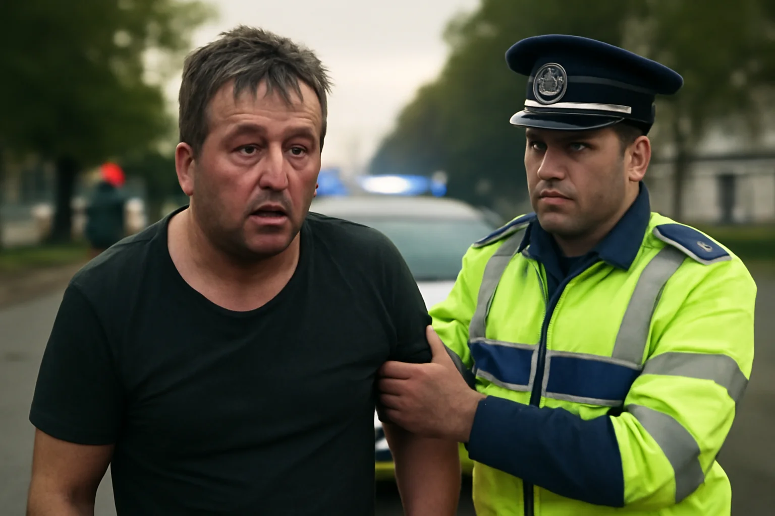 Șofer de 34 de ani din Brăila, reținut după un carambol cu autospecială de poliție