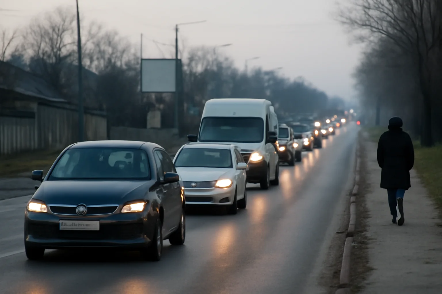 Trafic rutier în Brăila pe 27 ianuarie 2026: carosabil umed, ploi și ceață, fără restricții